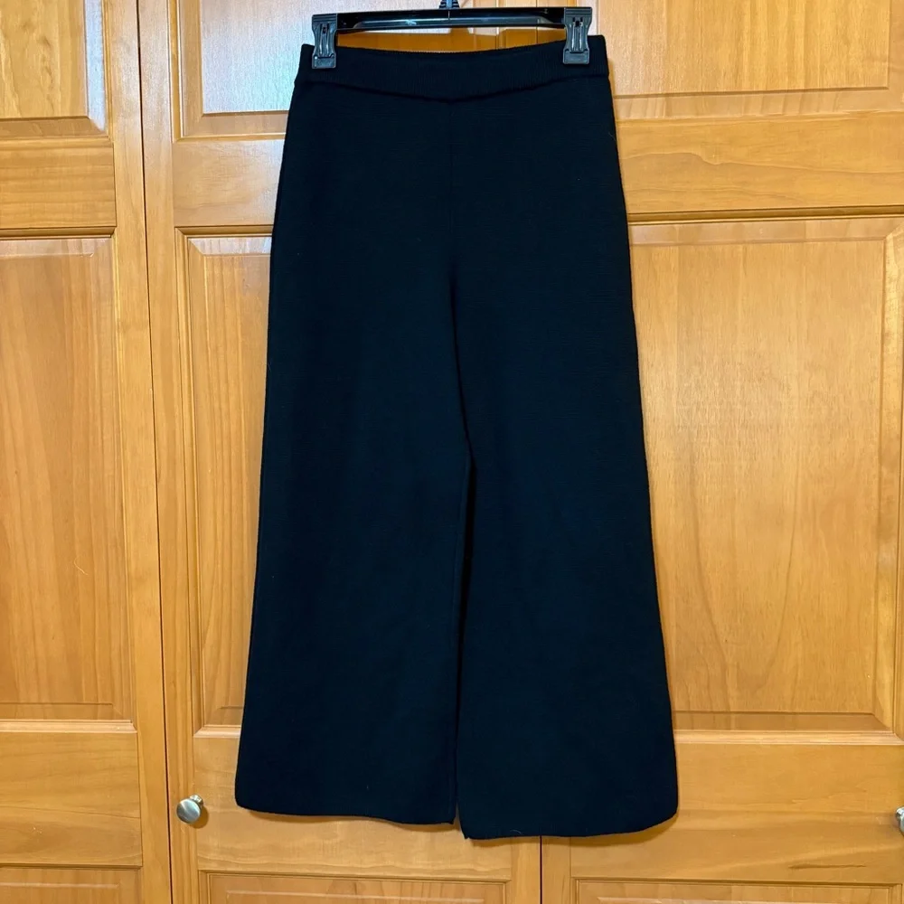 J Crew Black Knit Sweater Pant